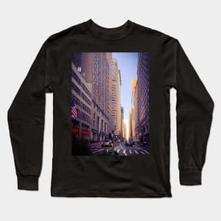 Broadway Financial District Manhattan NYC Long Sleeve T-Shirt